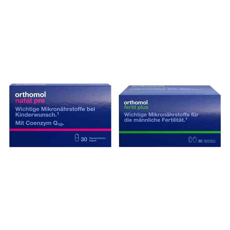 Orthomol Natal pre + Orthomol Fertil plus 2x30 stk von Orthomol pharmazeutische Vertrie PZN 08102400