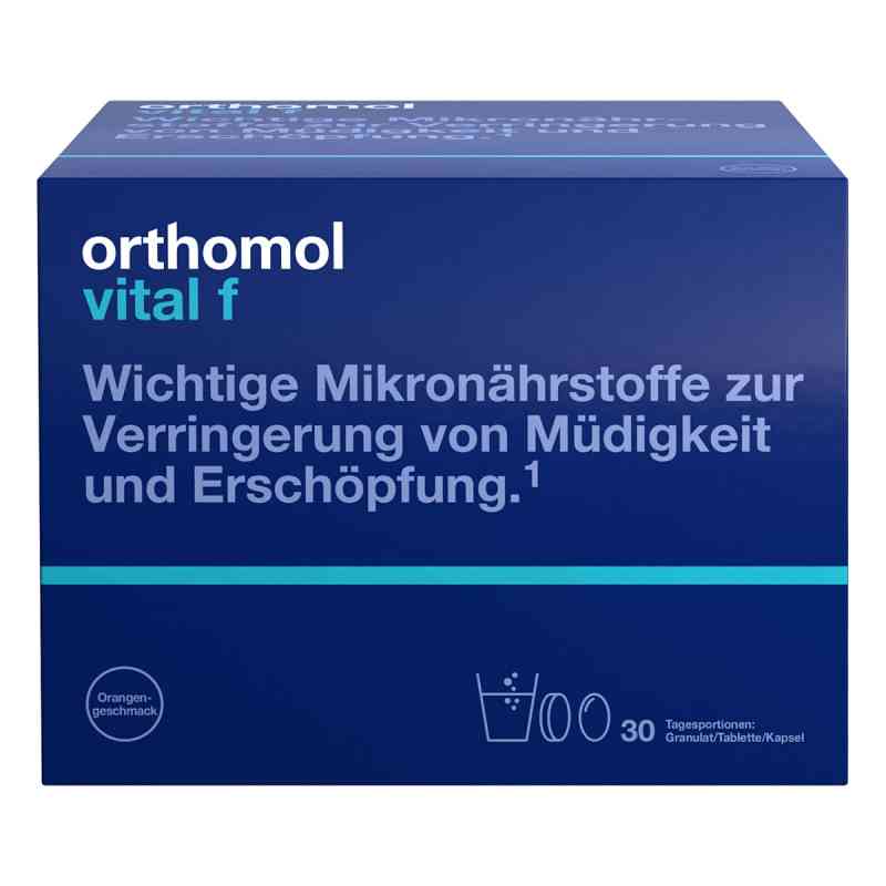 Orthomol Vital f Granulat/Tablette/Kapsel Orange 30er-Packung 1 stk von Orthomol pharmazeutische Vertrie PZN 01319643