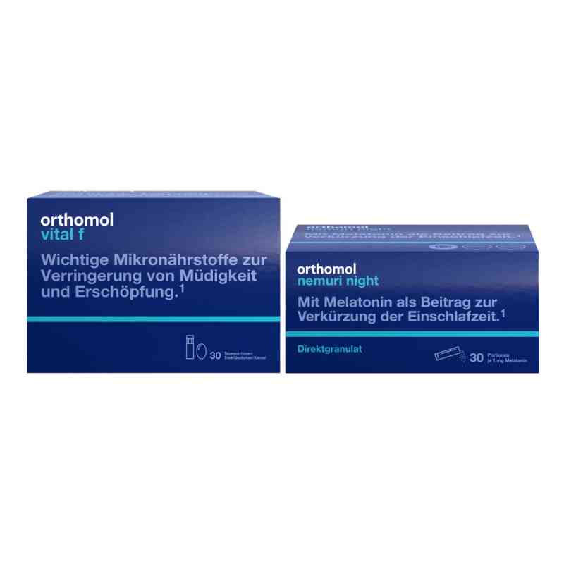 Orthomol Vital f Trinkfl.+ Orthomol Nemuri night Direktgran. 1 Set von Orthomol pharmazeutische PZN 08102373