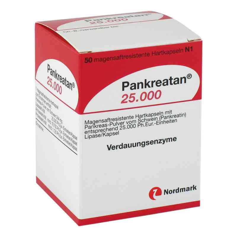 Pankreatan 25000 50 stk von NORDMARK Arzneimittel GmbH & Co. PZN 06890029