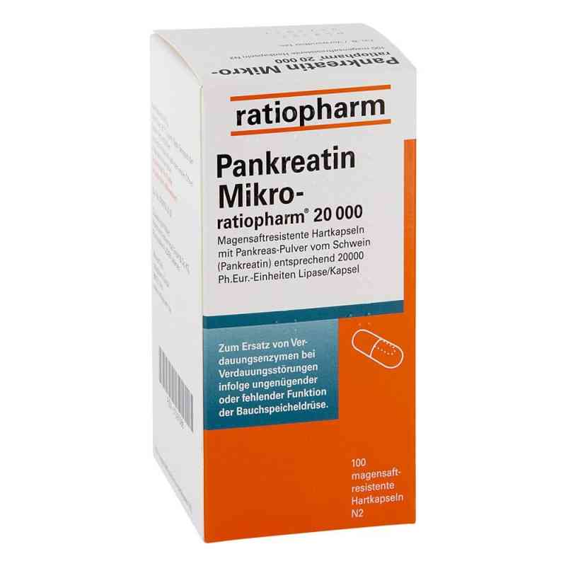 Pankreatin Mikro-ratiopharm 20000 100 stk von ratiopharm GmbH PZN 07097586