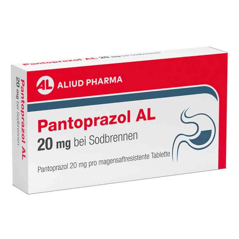 Pantoprazol AL 20 mg bei Sodbrennen 14 stk von ALIUD Pharma GmbH PZN 05883671