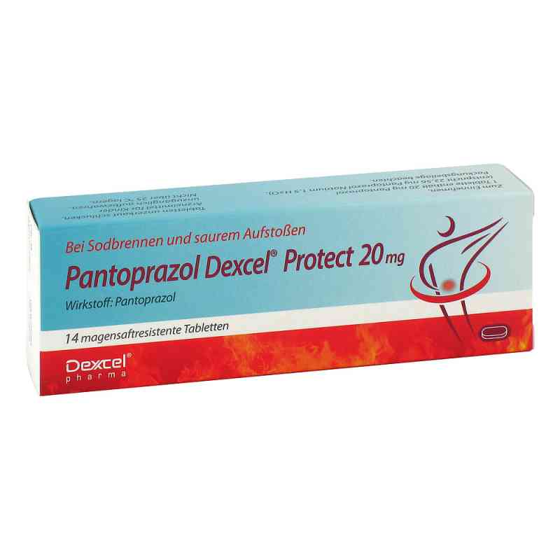 Pantoprazol Dexcel Protect 20mg 14 stk von Dexcel Pharma GmbH PZN 03037110
