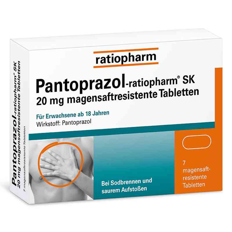 Pantoprazol-ratiopharm® SK 20 mg bei Sodbrennen 7 stk von ratiopharm GmbH PZN 05520833