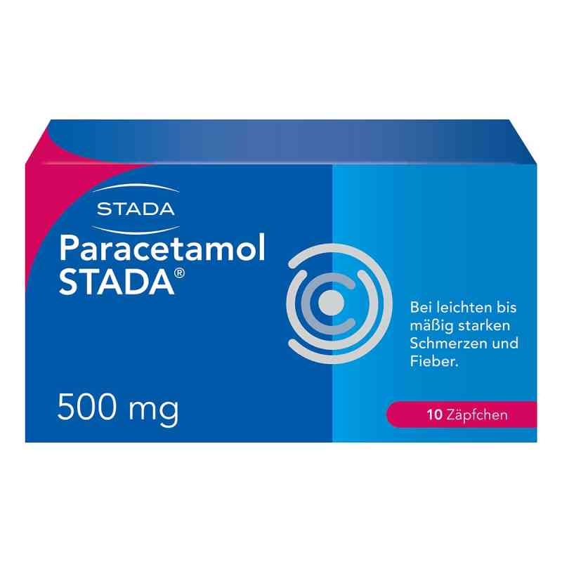 Paracetamol STADA 500mg Zäpfchen 10 stk von STADA GmbH PZN 03798441