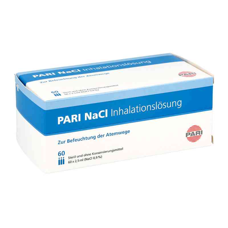 Pari Nacl Inhalationslösung Ampullen 60X2.5 ml von Pari GmbH PZN 00607423