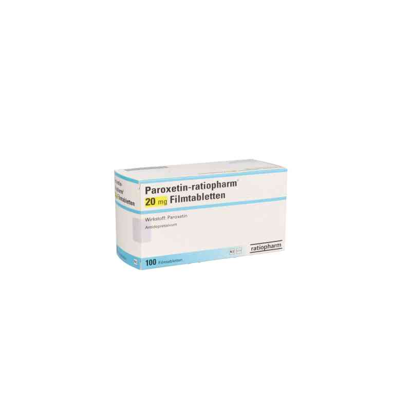 Paroxetin-ratiopharm 20mg 100 stk von ratiopharm GmbH PZN 02000412