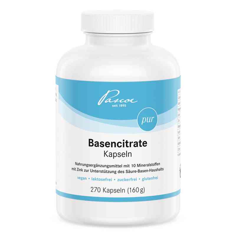 Pascoe Basencitrate Kapseln 270 stk von Pascoe Vital GmbH PZN 18332665
