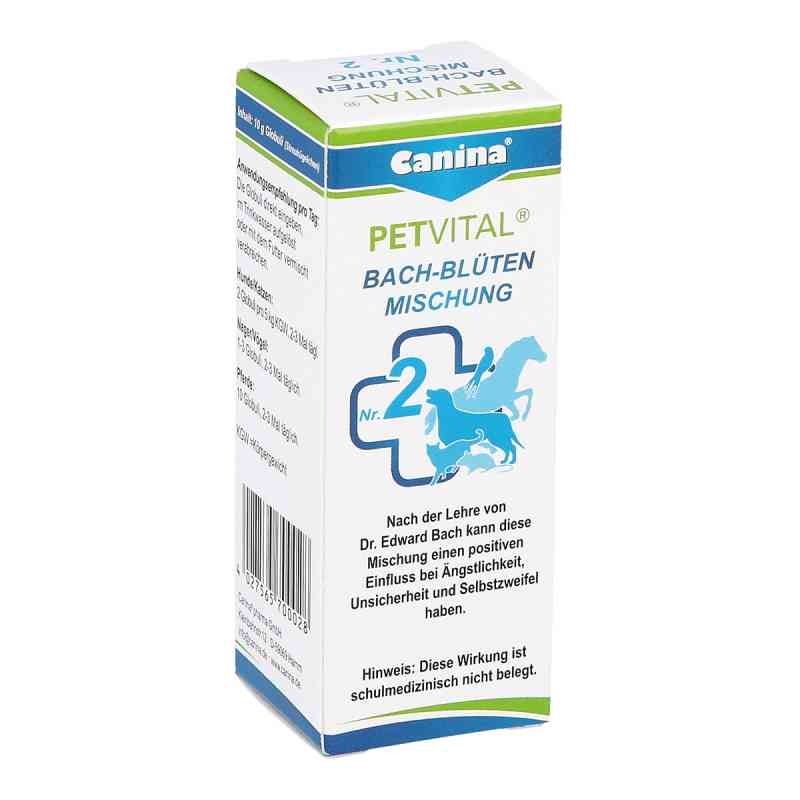 Petvital Bachblüten Nummer 2 Globuli veterinär 10 g von Canina pharma GmbH PZN 10528541