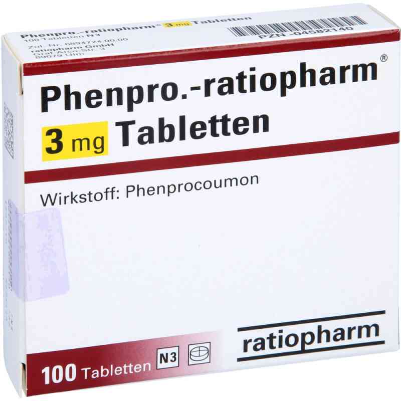 Phenpro.-ratiopharm 3mg 100 stk von ratiopharm GmbH PZN 04582140