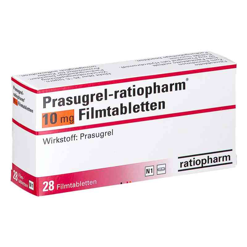 Prasugrel-ratiopharm 10 mg Filmtabletten 28 stk von ratiopharm GmbH PZN 14058109