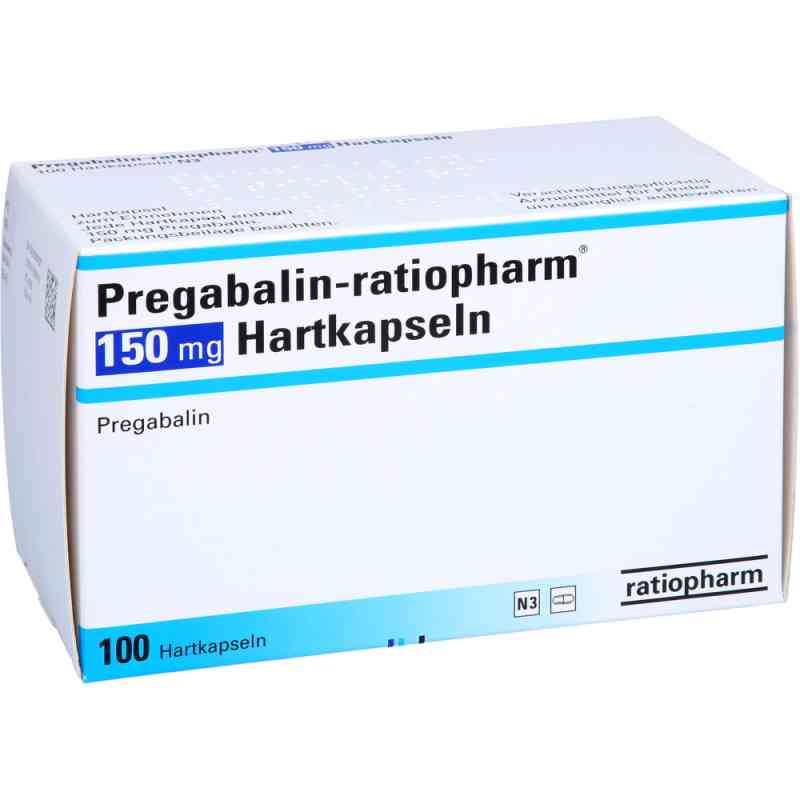 Pregabalin-ratiopharm 150mg 100 stk von ratiopharm GmbH PZN 10328902