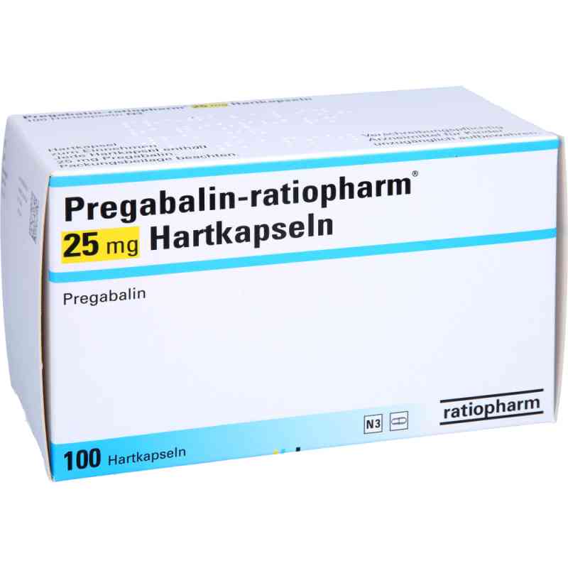 Pregabalin-ratiopharm 25mg 100 stk von ratiopharm GmbH PZN 10328782