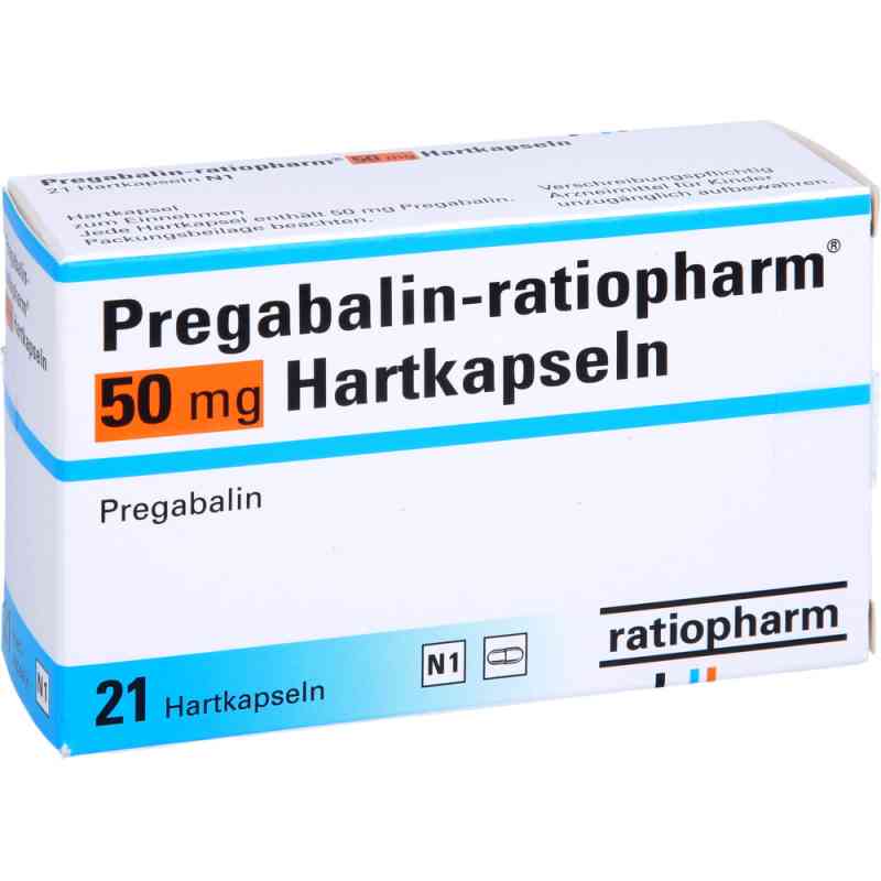 Pregabalin-ratiopharm 50mg 21 stk von ratiopharm GmbH PZN 10328799