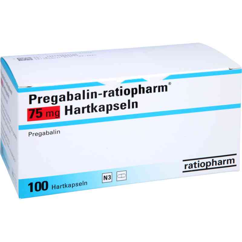 Pregabalin-ratiopharm 75 mg Hartkapseln 100 stk von BB FARMA S.R.L. PZN 14308227