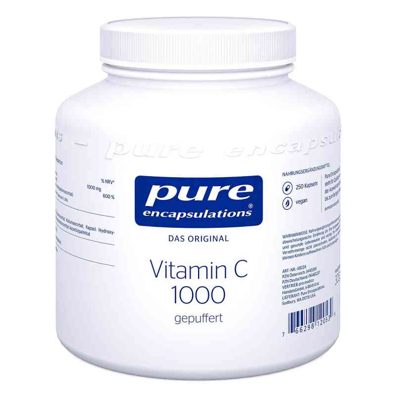 Pure Encapsulations Vitamin C1000 gepuff.Kps. 250 stk von Pure Encapsulations LLC. PZN 06465237