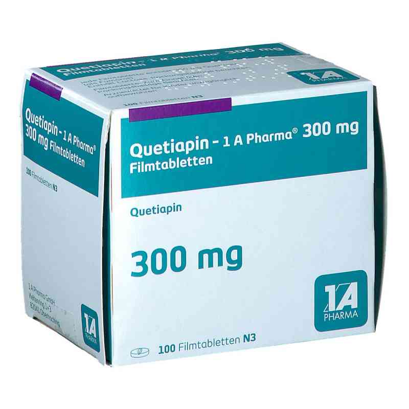 Quetiapin-1A Pharma 300mg 100 stk von 1 A Pharma GmbH PZN 09494943