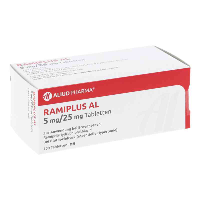 Ramiplus Al 5 mg/25 mg Tabletten 100 stk von ALIUD Pharma GmbH PZN 01994801