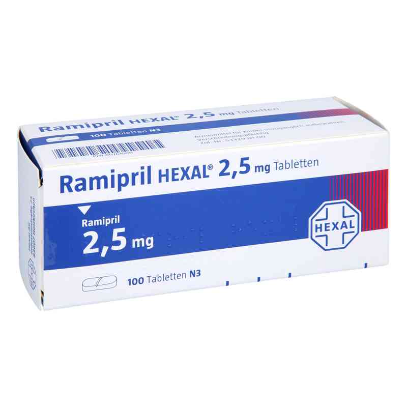 Ramipril HEXAL 2,5mg 100 stk von Hexal AG PZN 00761006