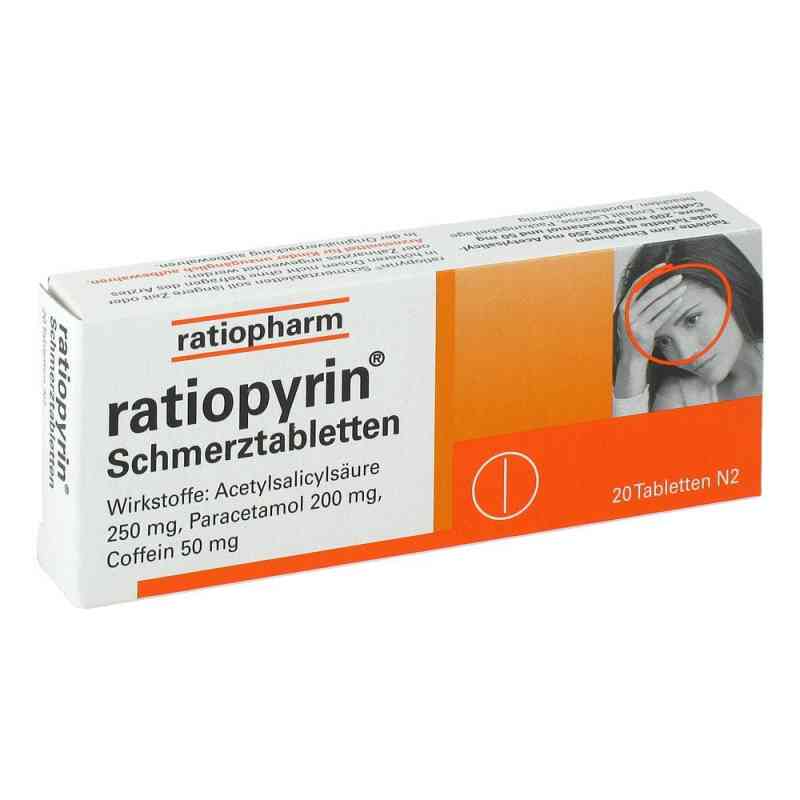 RatioPyrin Schmerztabletten 20 stk von ratiopharm GmbH PZN 07686182