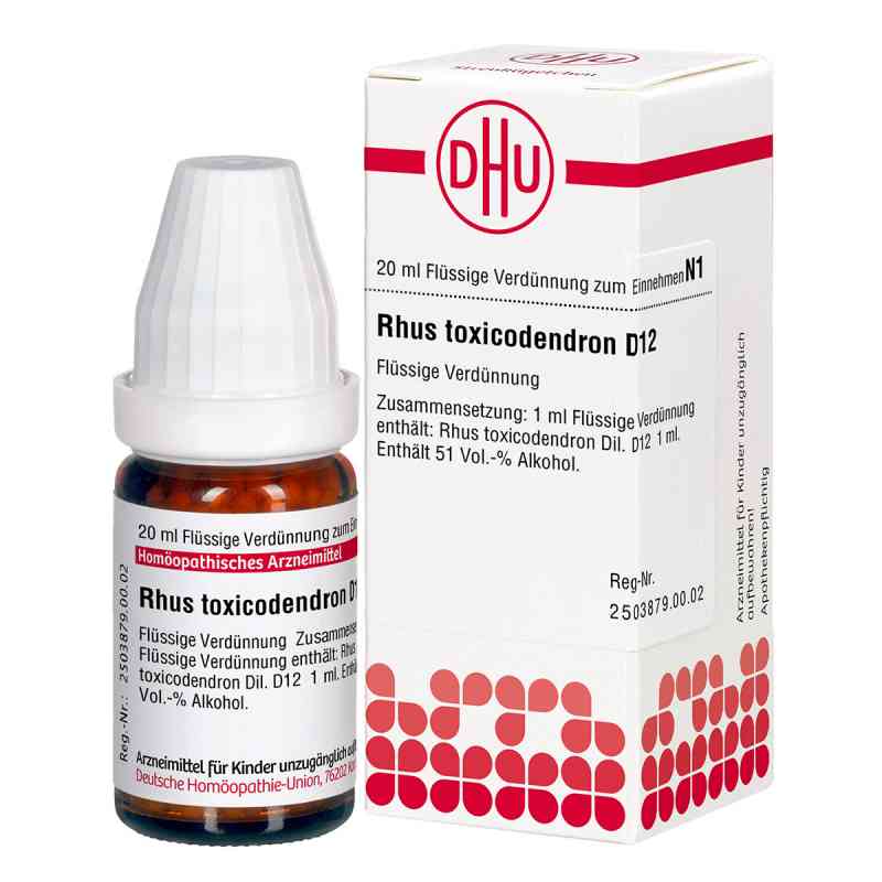 Rhus Tox. D12 Dilution 20 ml von DHU-Arzneimittel GmbH & Co. KG PZN 02104979