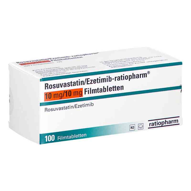 Rosuvastatin/ezetimib-ratiopharm 10 Mg/10 Mg Fta 100 stk von ratiopharm GmbH PZN 18274531