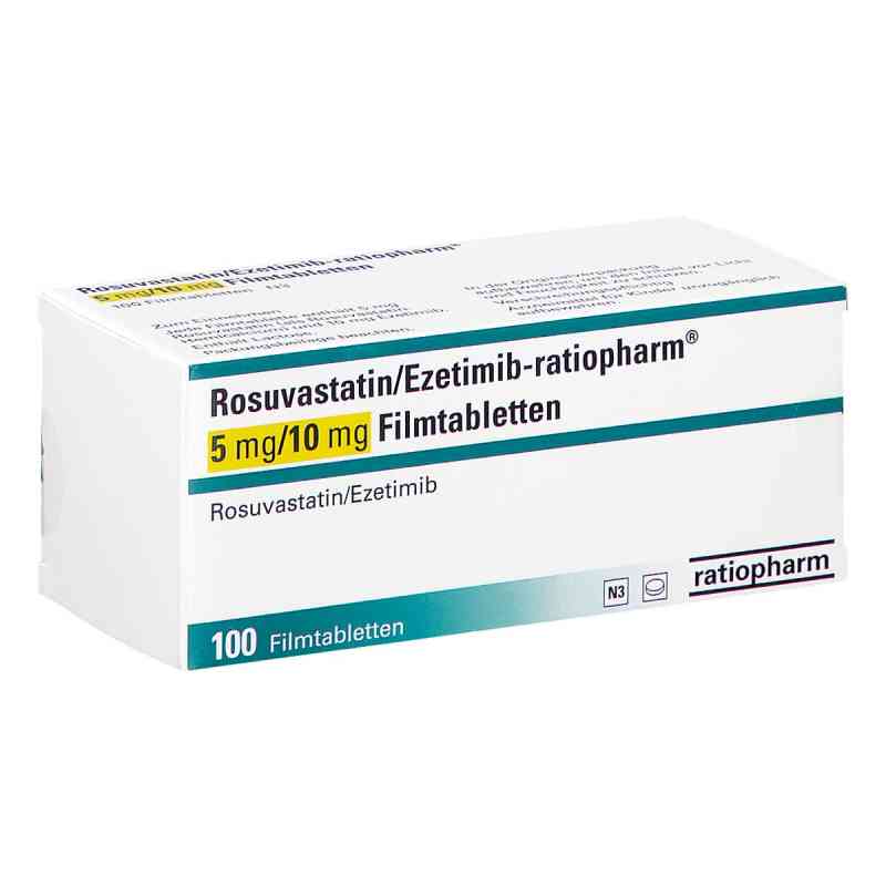 Rosuvastatin/ezetimib-ratiopharm 5 Mg/10 Mg Fta 100 stk von ratiopharm GmbH PZN 18274502