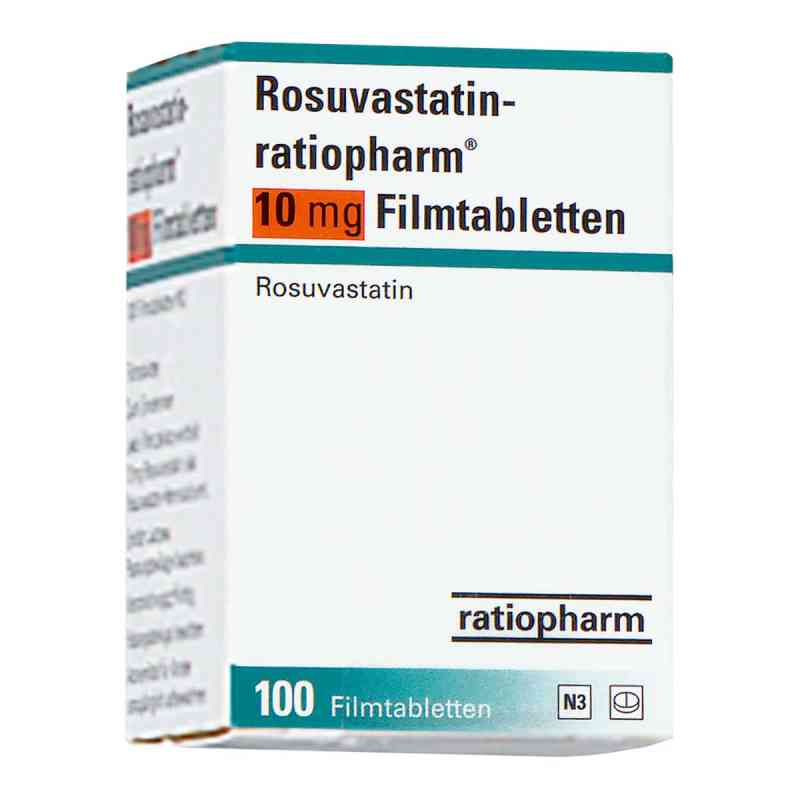 Rosuvastatin-ratiopharm 10 Mg Filmtabletten Dose 100 stk von ratiopharm GmbH PZN 19210303