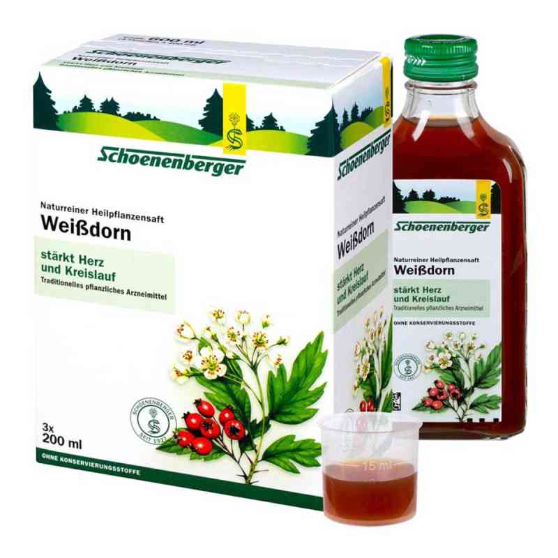 Schoenenberger Naturreiner Heilpflanzensaft Weißdorn 3X200 ml von SALUS Pharma GmbH PZN 00700192