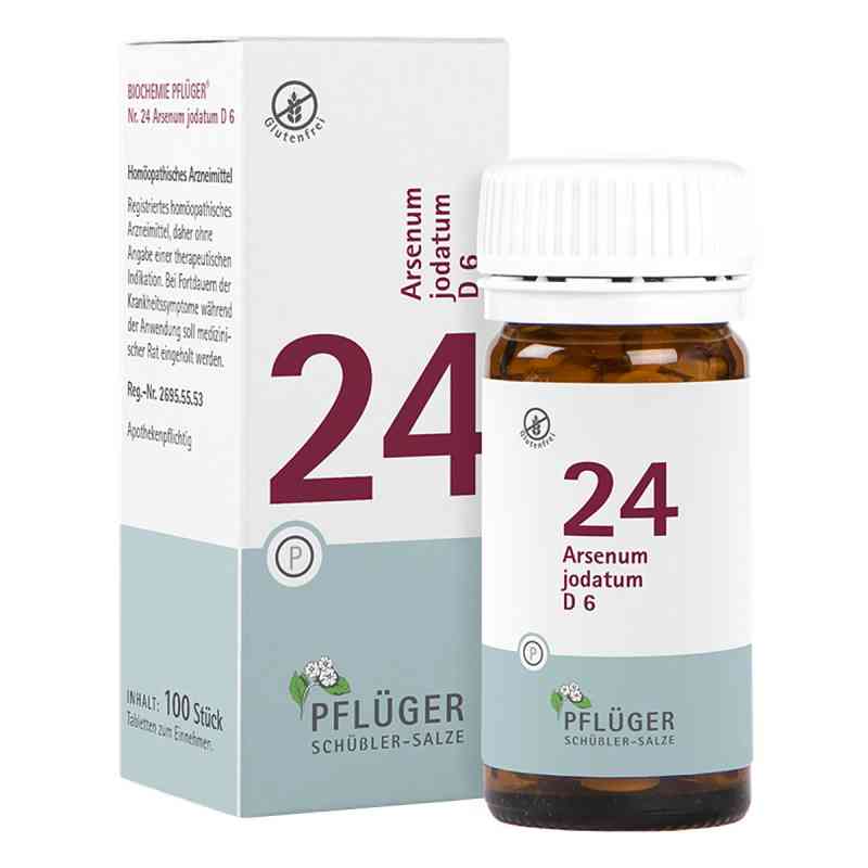 Schüßler-Salze Biochemie Pflüger 24 Arsenum jodatum D6 Tbl. 100 stk von Homöopathisches Laboratorium Alexander Pflüger Gmb PZN 06323081
