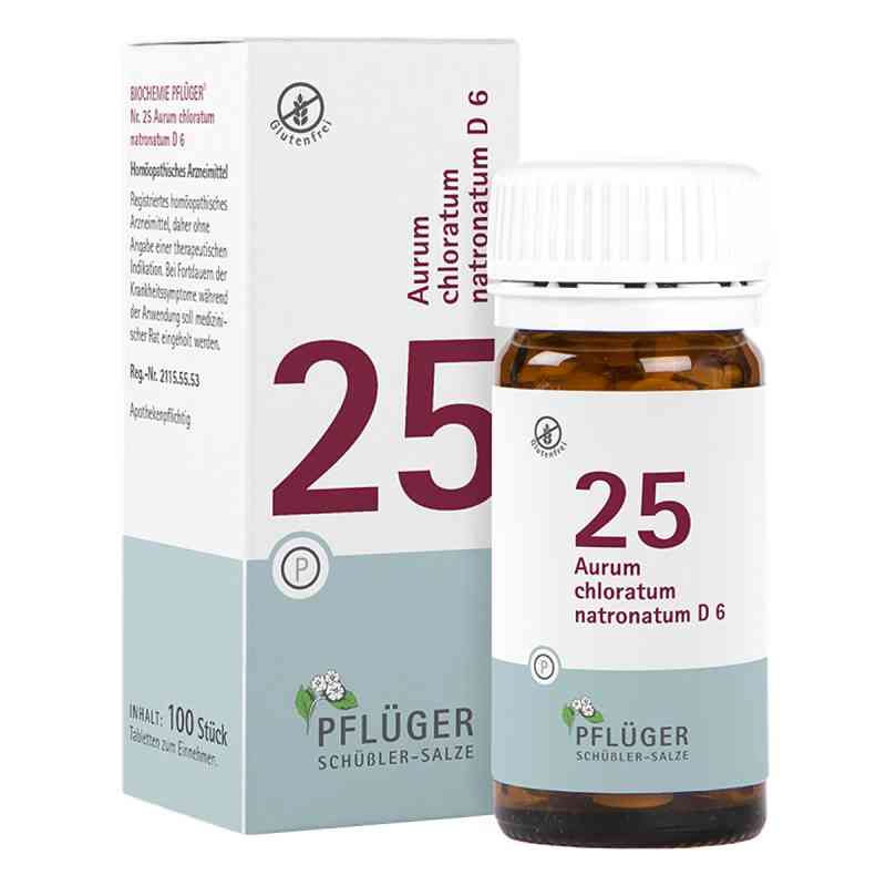 Schüßler-Salze Biochemie Pflüger 25 Aurum chlor.natr.D 6 Tbl 100 stk von Homöopathisches Laboratorium Alexander Pflüger Gmb PZN 06327328