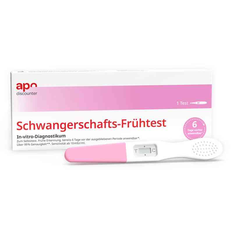 Schwangerschaftstest Frühtest von apodiscounter 1 stk von Core Technology Co., Ltd. PZN 19145623