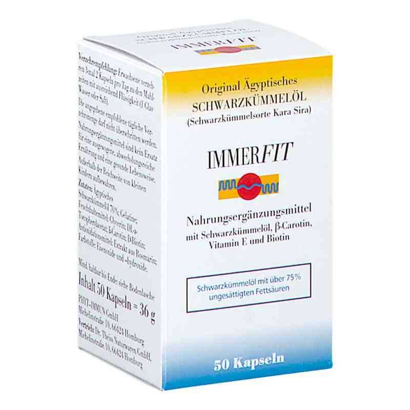 Schwarzkümmelöl Immerfit Kapseln 50 stk von Dr. Theiss Naturwaren GmbH PZN 06304391