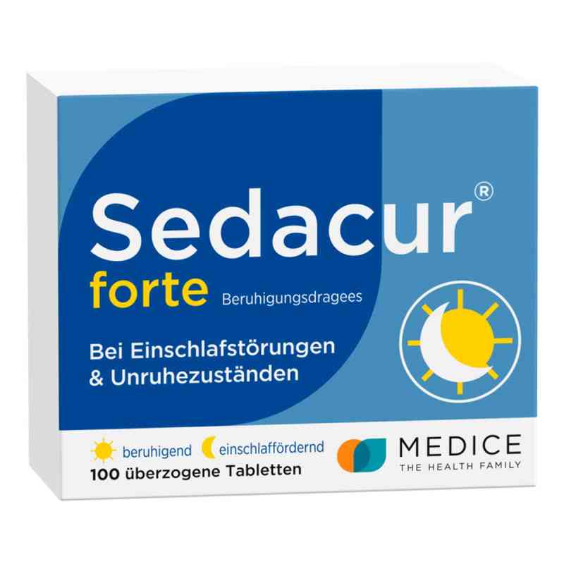 Sedacur forte bei Einschlafstörungen & Unruhezuständen 100 stk von MEDICE Arzneimittel Pütter GmbH&Co.KG PZN 06876733
