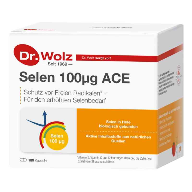 Selen Ace 100 [my]g 60 Tage Kapseln 180 stk von Dr. Wolz Zell GmbH PZN 02883593