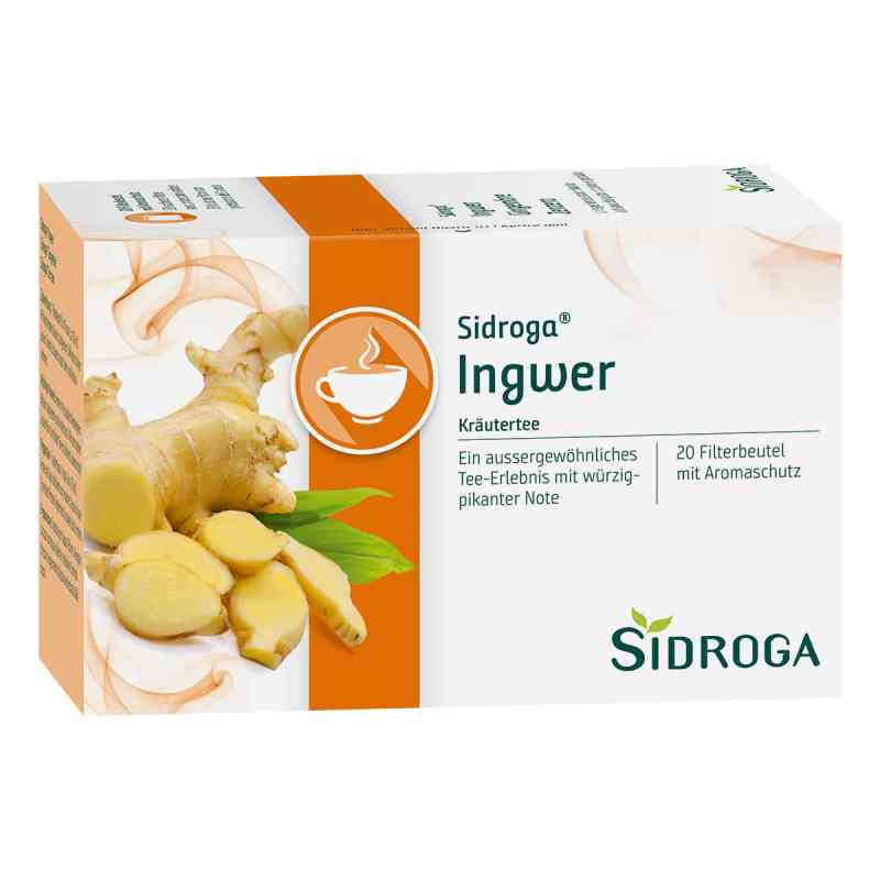 Sidroga Ingwer Tee Filterbeutel 20X0.75 g von Sidroga Gesellschaft für Gesundh PZN 02026630