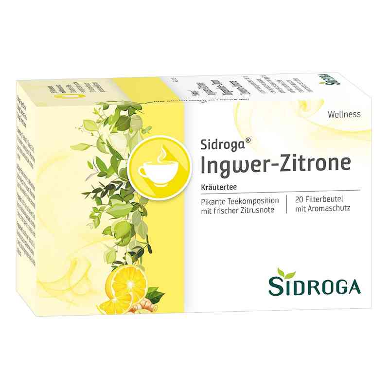 Sidroga Wellness Ingwer-Zitrone Tee Filterbeutel 20X2.0 g von Uriach Germany GmbH PZN 07167571