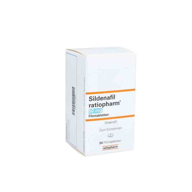 Sildenafil ratiopharm 50 mg Filmtabletten 24 stk von ratiopharm GmbH PZN 10059069