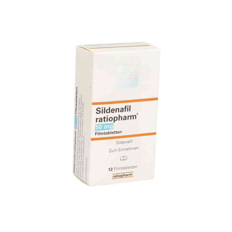 Sildenafil ratiopharm 50mg 12 stk von ratiopharm GmbH PZN 00142510