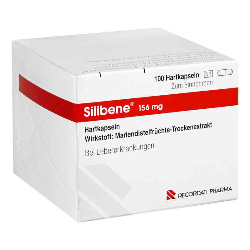 Silibene 156 Mg Hartkapseln 100 stk von Recordati Pharma GmbH PZN 06684258