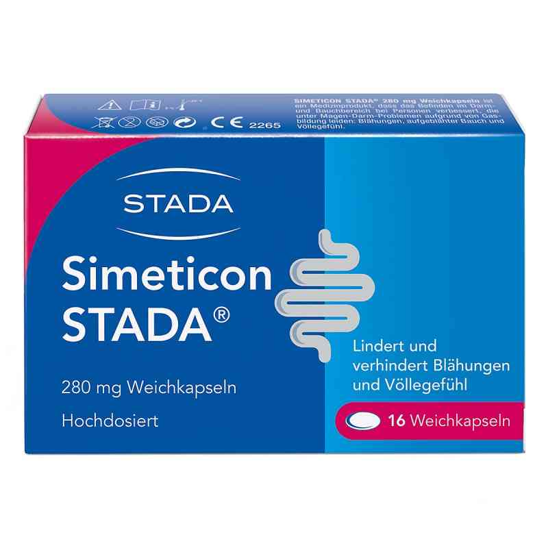 Simeticon STADA 280 mg gegen Blähungen 16 stk von STADA Consumer Health Deutschlan PZN 16944499