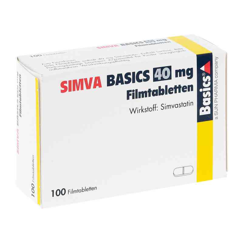 SIMVA BASICS 40mg 100 stk von Basics GmbH PZN 00232265