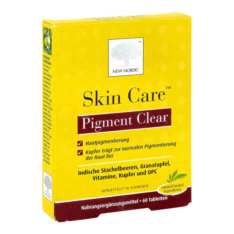 Skin Care Pigment Clear Tabletten 60 stk von NEW NORDIC Deutschland GmbH PZN 15743126