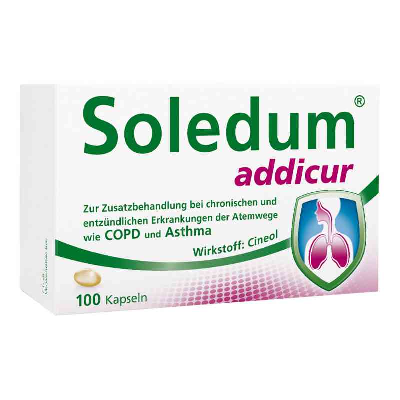 Soledum addicur 200 mg magensaftresistent Weichkapseln 100 stk von MCM KLOSTERFRAU Vertr. GmbH PZN 15889373