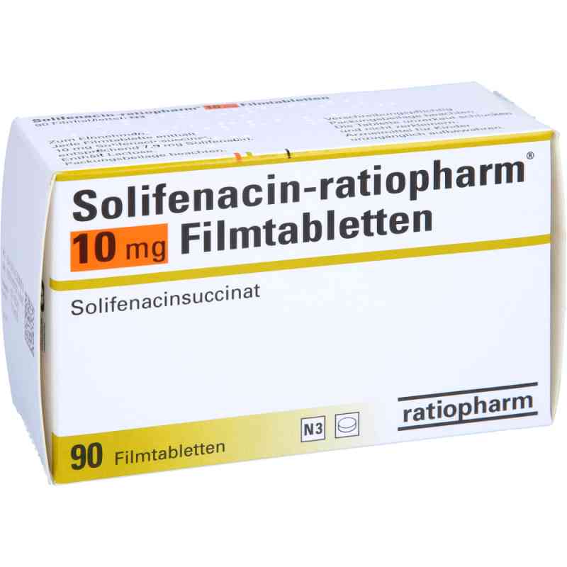 Solifenacin-ratiopharm 10 mg Filmtabletten 90 stk von ratiopharm GmbH PZN 14323882