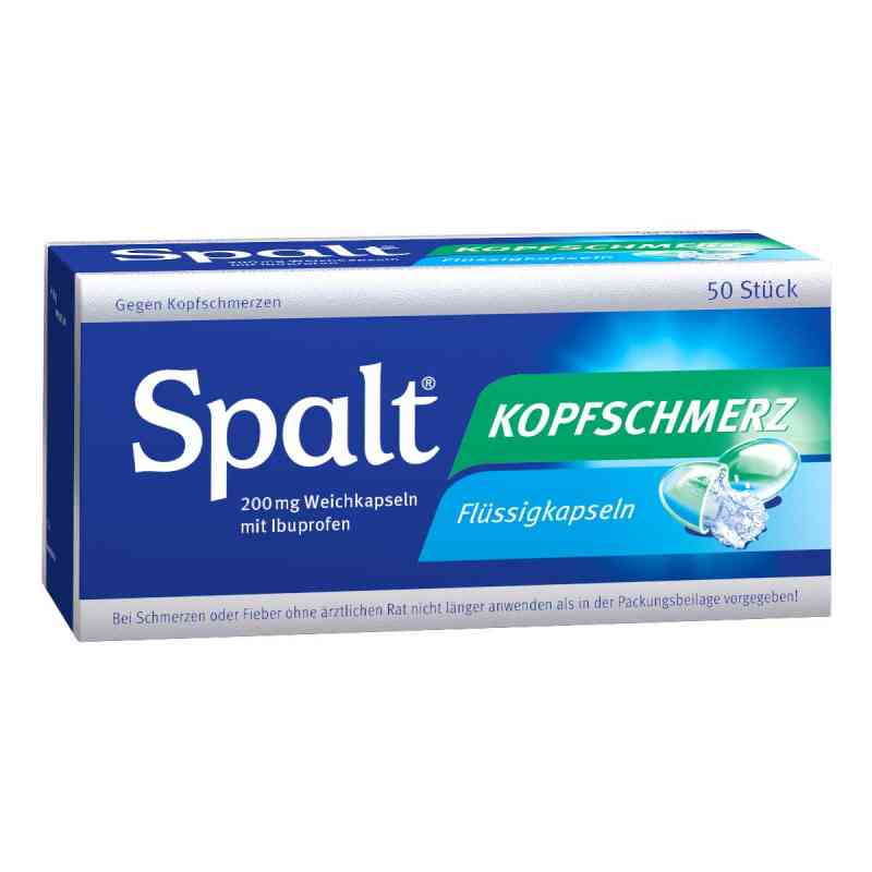 Spalt Kopfschmerz 200mg Weichkapseln 50 stk von PharmaSGP GmbH PZN 00659957