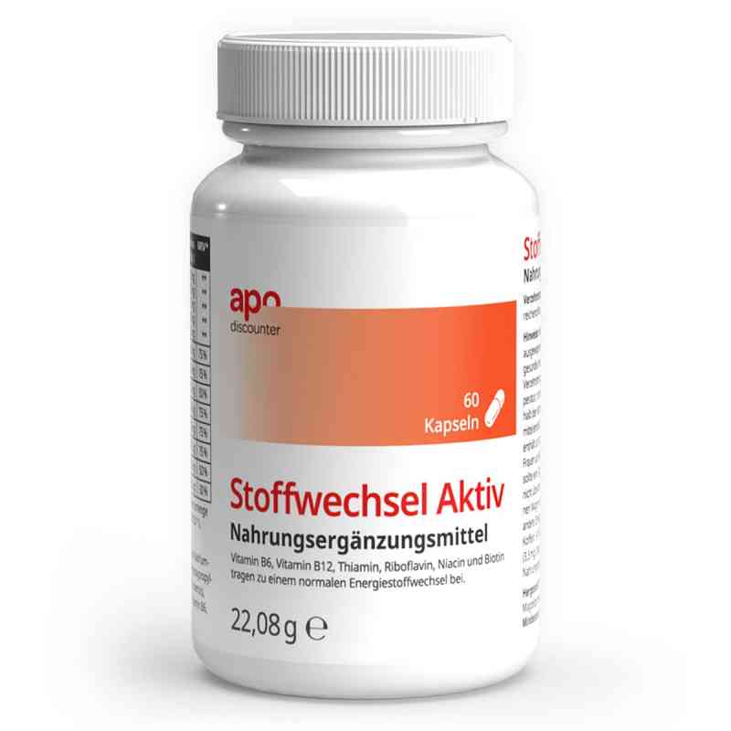 Stoffwechsel Aktiv Kapseln von apodiscounter 60 stk von apo.com Group GmbH PZN 19181062