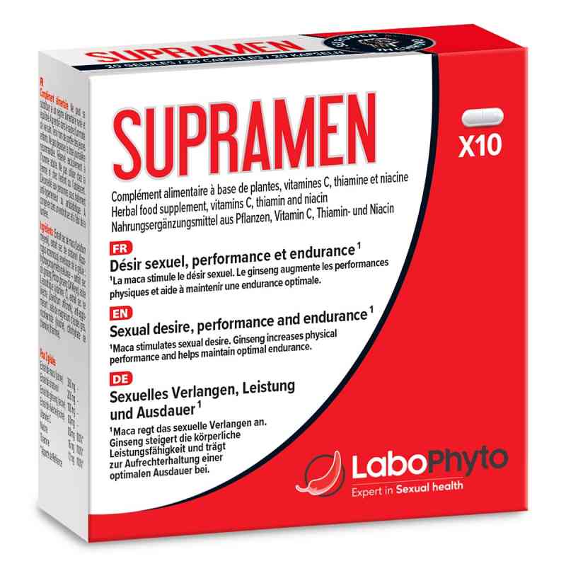 Supramen Kapseln 10 stk von LABOPHYTO SAS PZN 20512771
