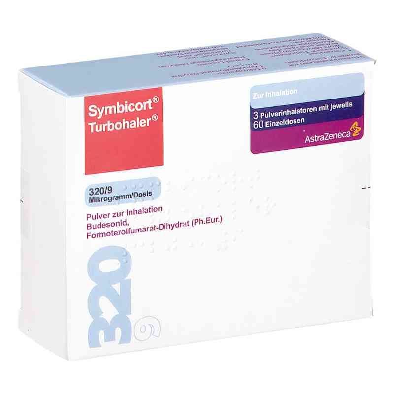 Symbicort Turbohaler 320/9 Μg/dosis 60 Ed 3 stk von Abacus Medicine A/S PZN 16002627