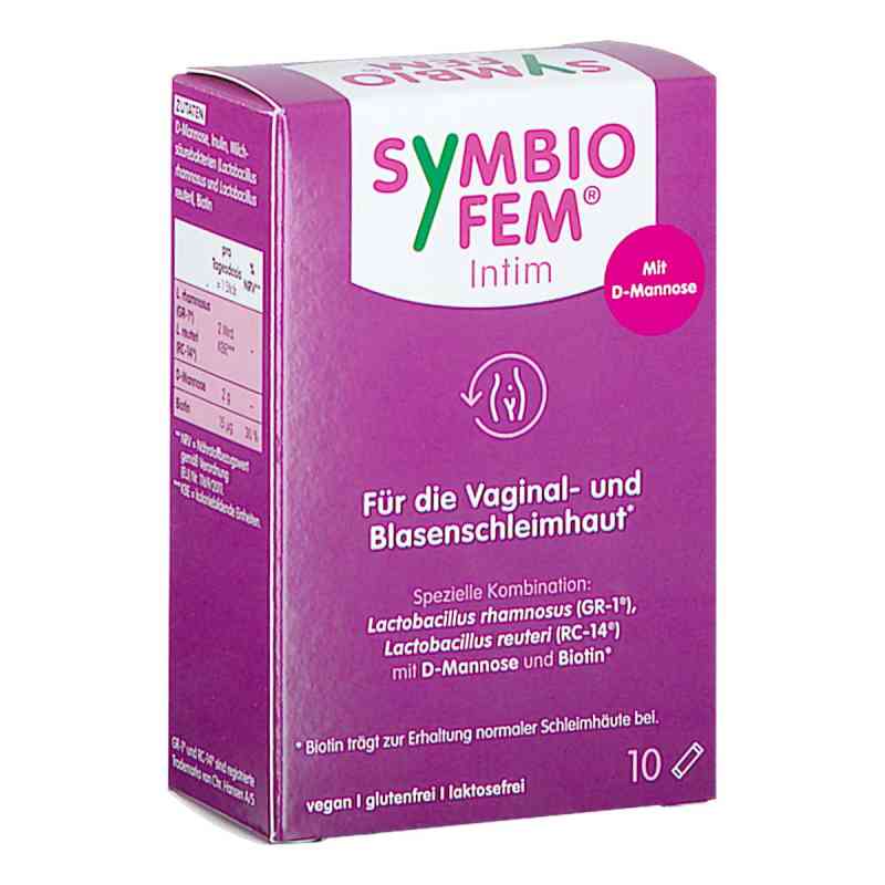 Symbiofem Intim Milchsäurebakterien Mit D-mannose 10 stk von Klinge Pharma GmbH PZN 18392650